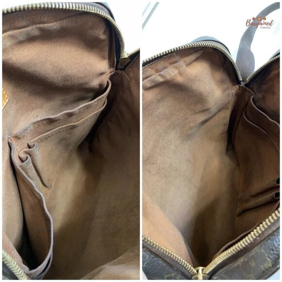 Authentic Louis Vuitton Brown Monogram Coated Canvas Trotteur Beaubourg PM Bag - Picture 10 of 12